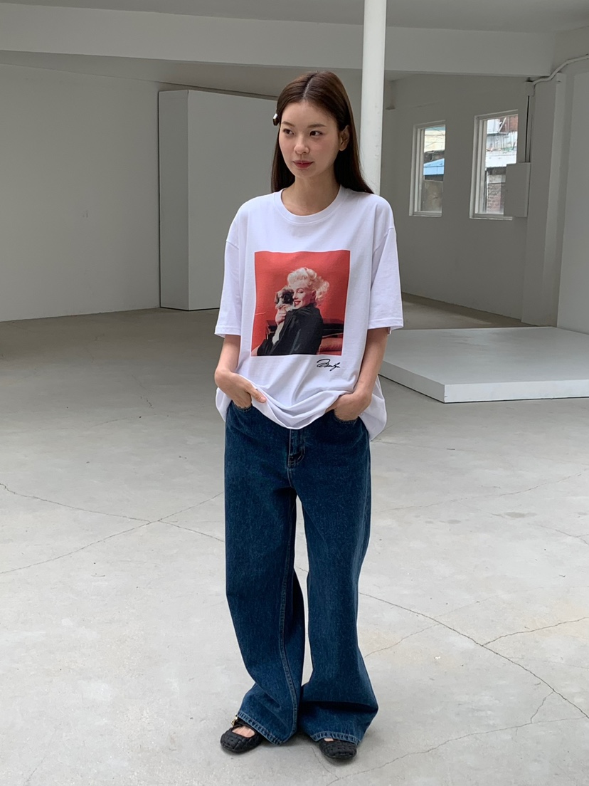 LOVE MY SANTA直郵韓國代購㊣女裝新款人氣熱賣休閑25春夏T恤Santa/LOVE MY SANTAT恤