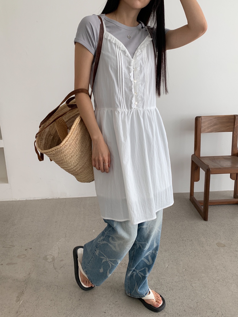 GOYOU韓國直郵㊣女裝新款25春夏休閑時尚推薦人氣熱賣連衣裙de goyou連衣裙