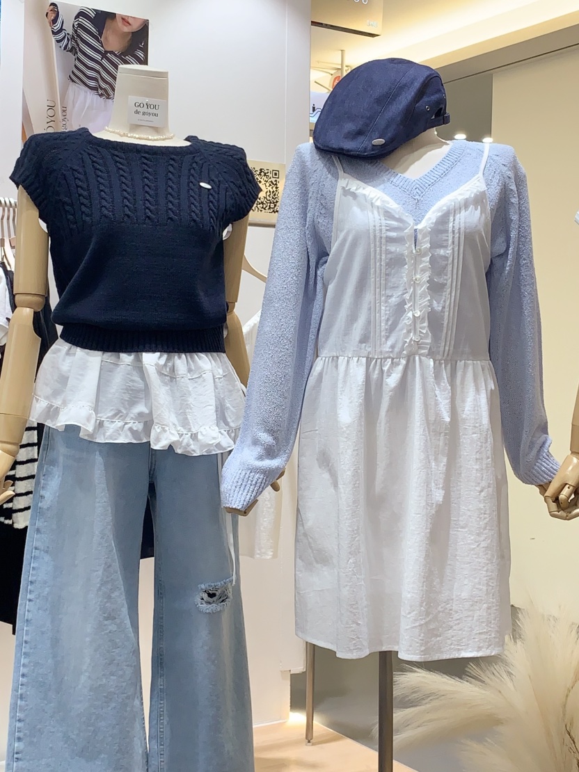 GOYOU韓國直郵㊣女裝新款25春夏休閑時尚推薦人氣熱賣連衣裙de goyou連衣裙