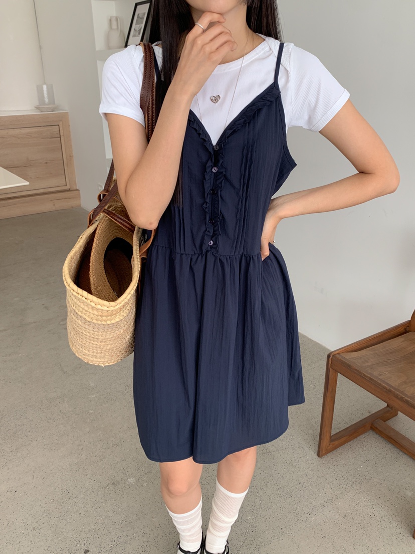 GOYOU韓國直郵㊣女裝新款25春夏休閑時尚推薦人氣熱賣連衣裙de goyou連衣裙圖色2