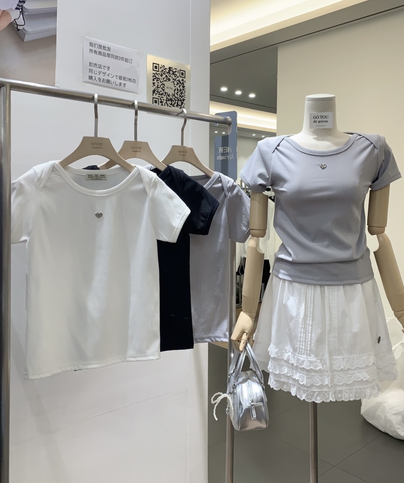 GOYOU韓國㊣直郵東大門代購女裝新款時尚人氣休閑推薦25春夏T恤de goyouT恤
