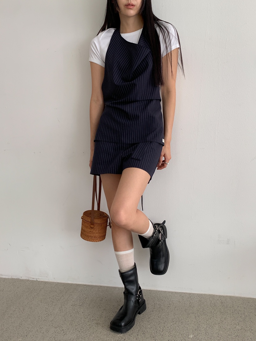 GOYOU韓國㊣直郵東大門代購女裝新款熱賣25春夏休閑時尚短褲de goyou短褲