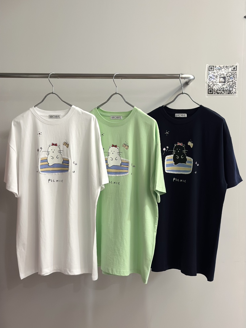 ARCHIVE-P韓國代購女裝新品職業真品25春夏人氣時尚休閑T恤ARCHIVE-PT恤