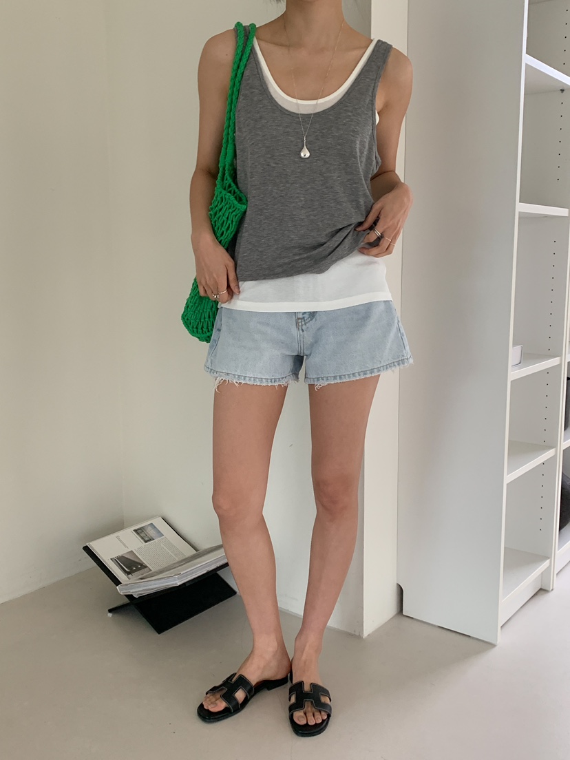 MILLIMETER韓國代購女士新款休閑25春夏職業人氣真品吊帶背心MILLIMETER吊帶/背心