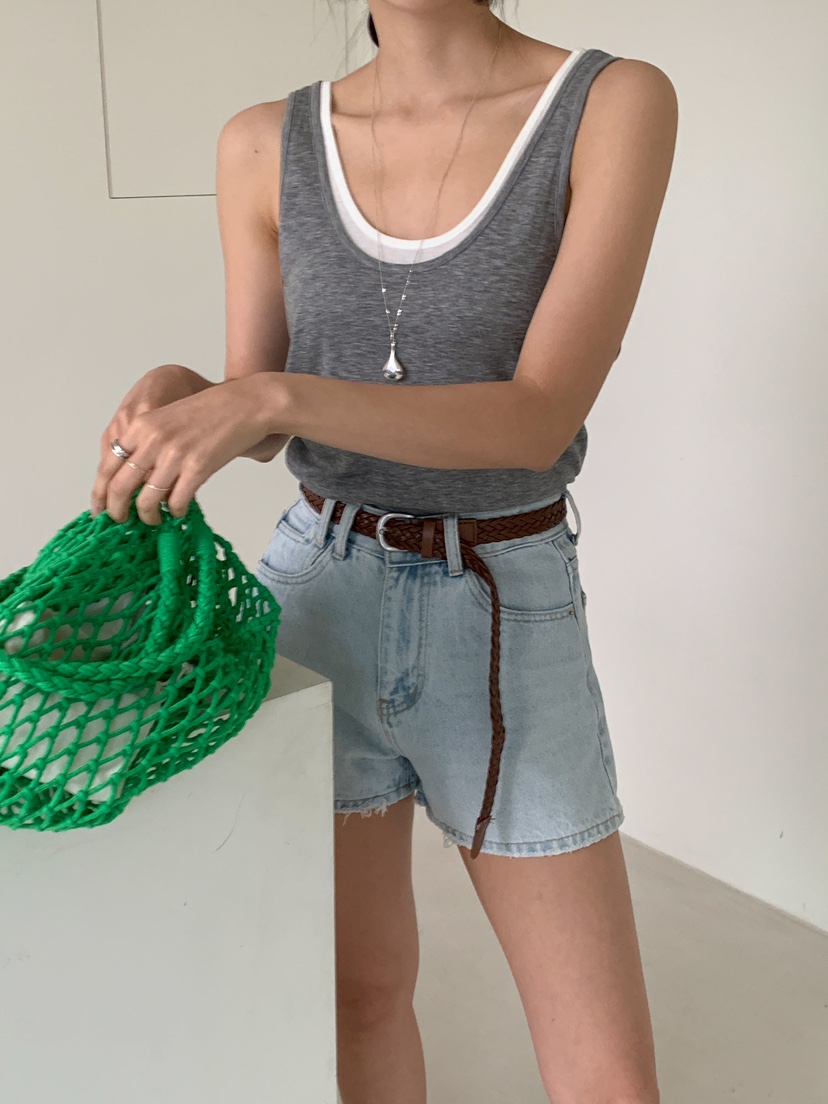 MILLIMETER韓國代購女士新款休閑25春夏職業人氣真品吊帶背心MILLIMETER吊帶/背心