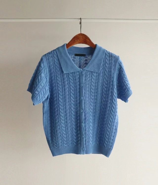KNITPIA-니트피아-T韓國直郵女士新品真品休閑25春夏針織衫TWELVE-OT針織衫