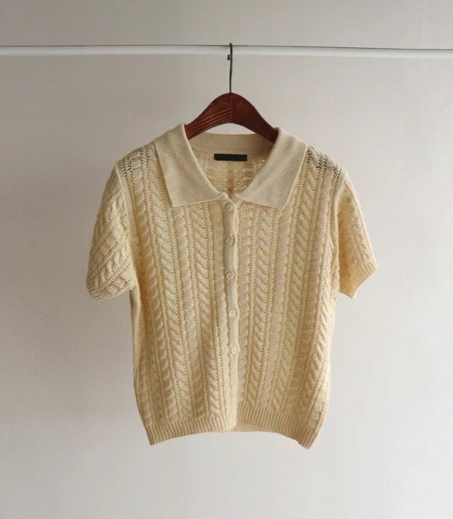 KNITPIA-니트피아-T韓國直郵女士新品真品休閑25春夏針織衫TWELVE-OT針織衫圖色2