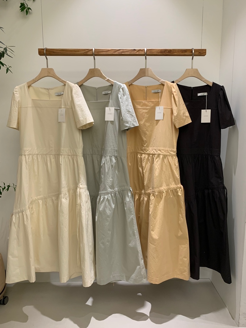 A P-STUDIO韓國代購女士新品推薦真品25春夏熱賣休閑連衣裙A P-STUDIO連衣裙