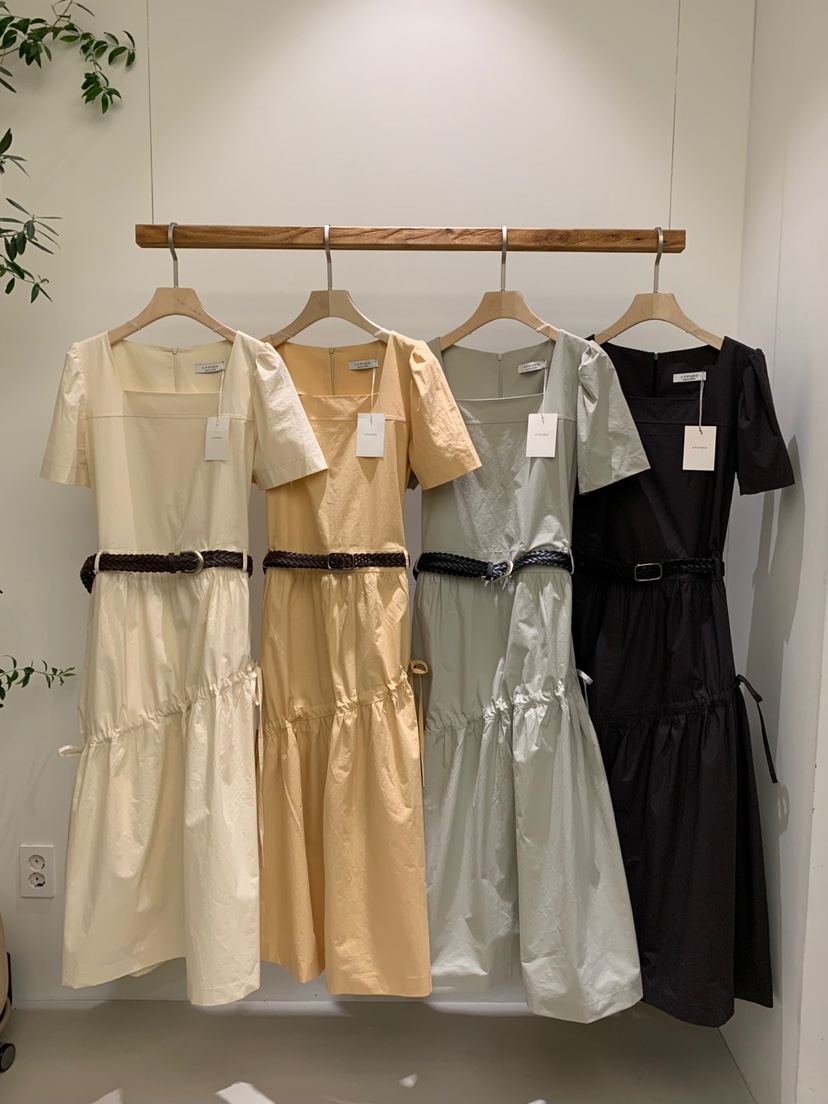 A P-STUDIO韓國代購女士新品推薦真品25春夏熱賣休閑連衣裙A P-STUDIO連衣裙