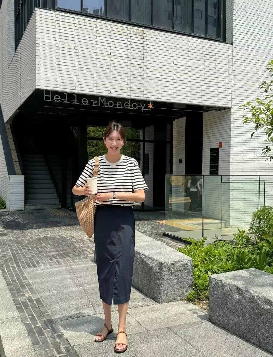 ALLU韓國㊣直郵東大門代購女裝新品時尚推薦熱賣人氣25春夏長裙ALLU長裙
