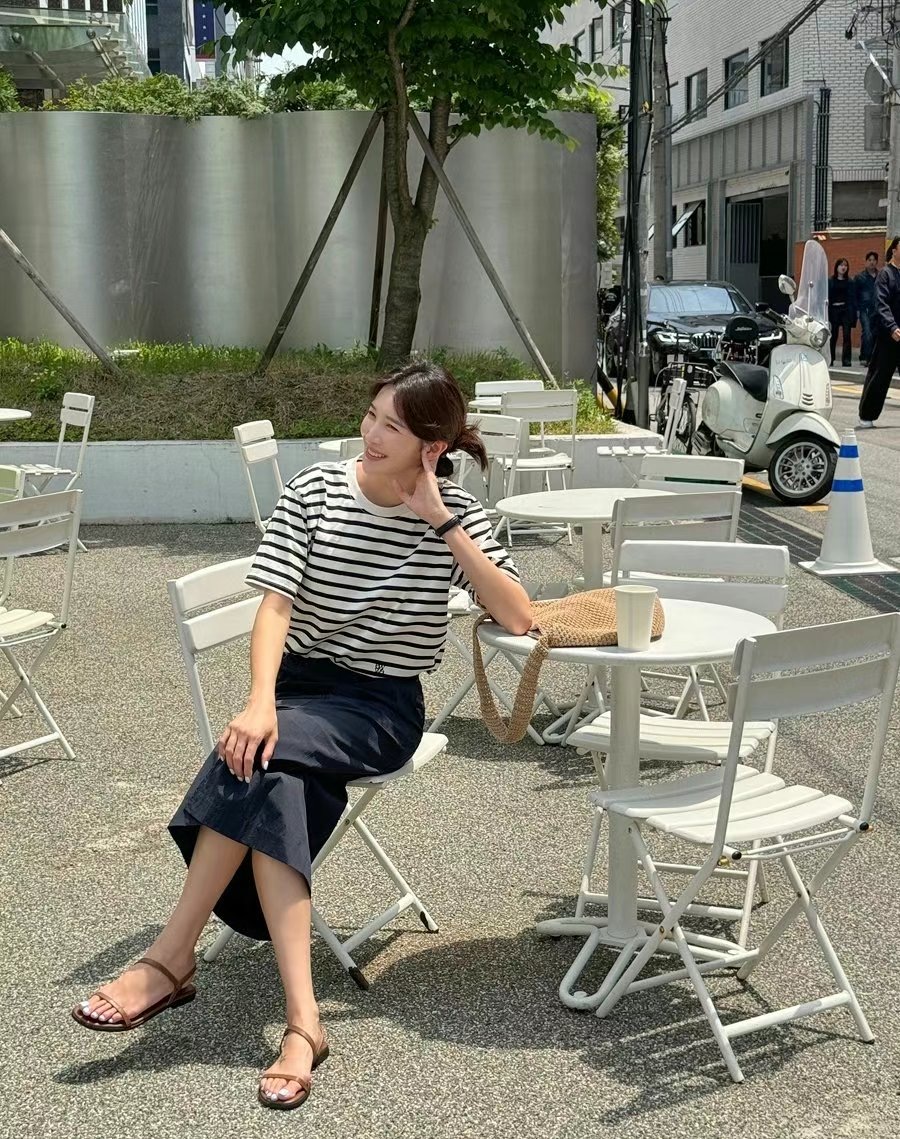 ALLU韓國㊣直郵東大門代購女裝新品時尚推薦熱賣人氣25春夏長裙ALLU長裙
