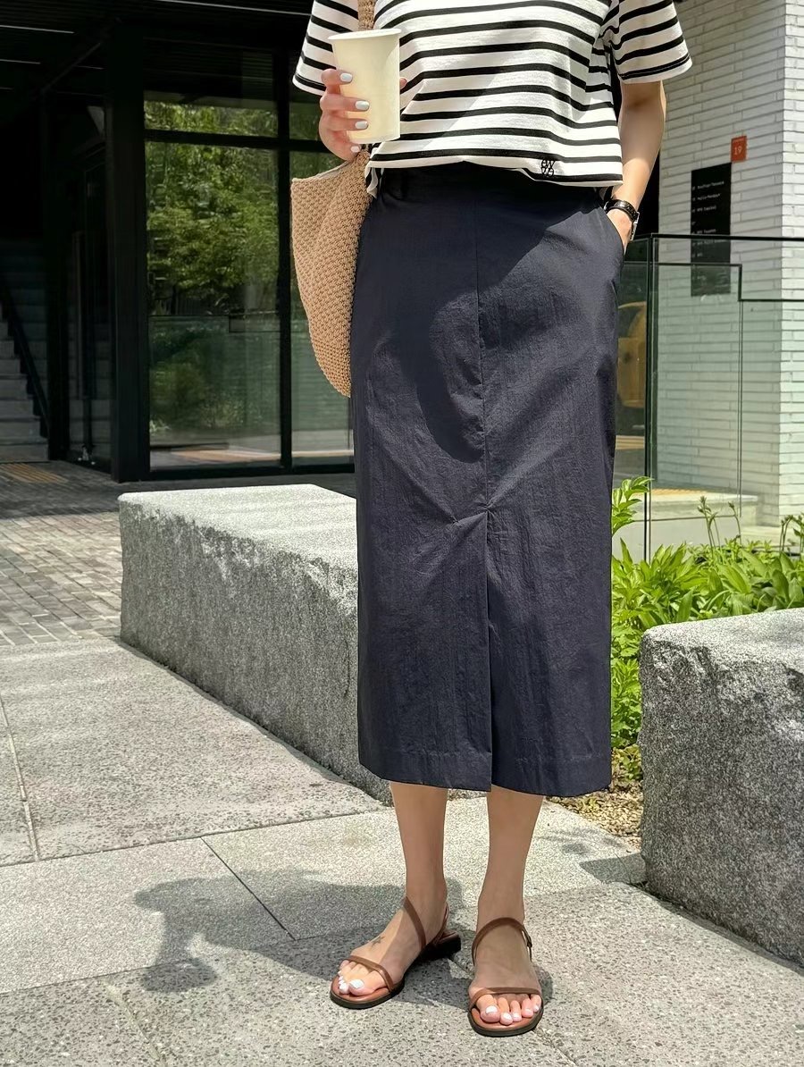 ALLU韓國㊣直郵東大門代購女裝新品時尚推薦熱賣人氣25春夏長裙ALLU長裙