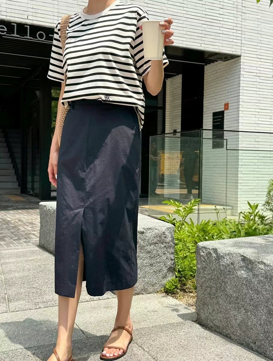 ALLU韓國㊣直郵東大門代購女裝新品時尚推薦熱賣人氣25春夏長裙ALLU長裙