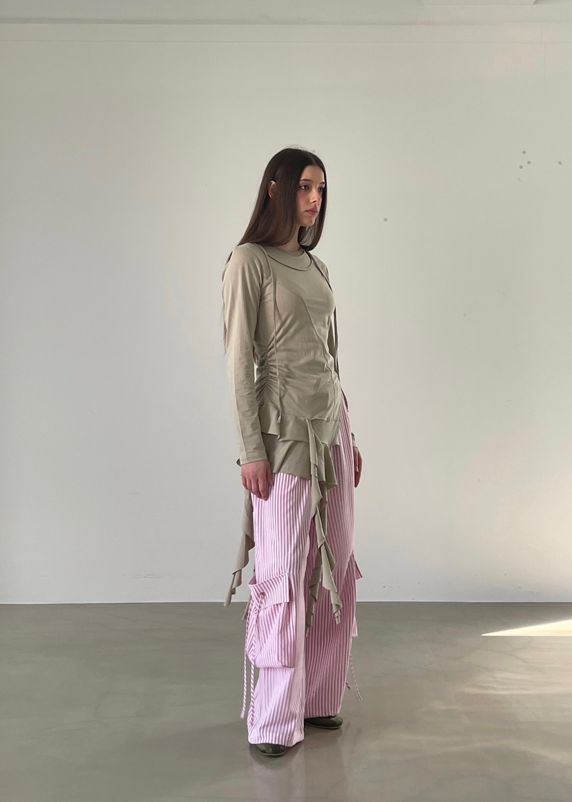 ANOTHER AVENUE韓國直郵㊣女裝新款時尚休閑推薦休閑褲口袋ANOTHER AVENUE休閑褲