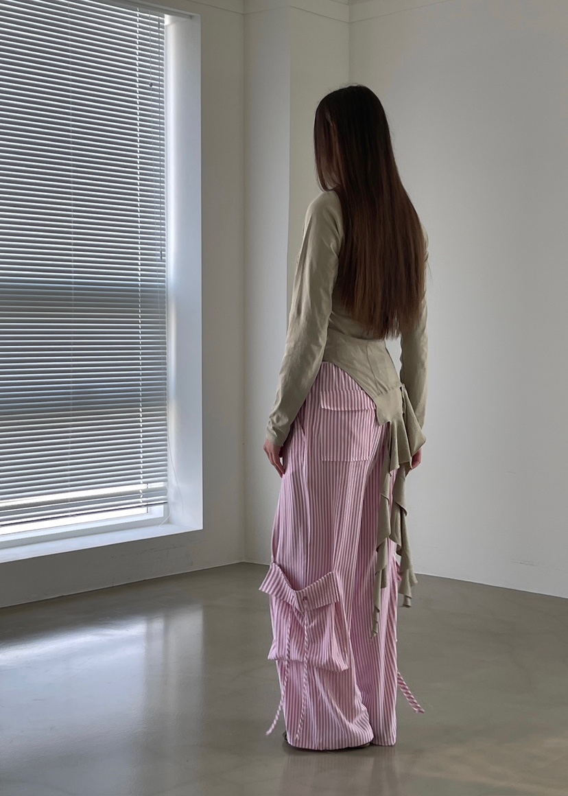 ANOTHER AVENUE韓國直郵㊣女裝新款時尚休閑推薦休閑褲口袋ANOTHER AVENUE休閑褲