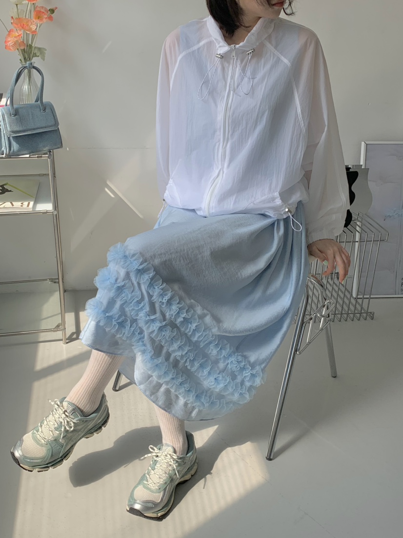 BEFORE SUNRISE韓國直郵㊣女裝新品休閑推薦人氣熱賣夾克透明BEFORE SUNRISE夾克