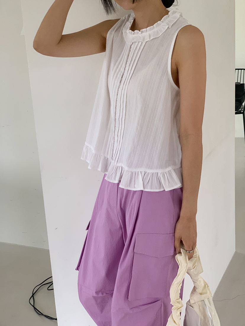 MILLIMETER韓國直郵㊣東大門實拍女裝新款25春夏休閑吊帶背心MILLIMETER吊帶/背心