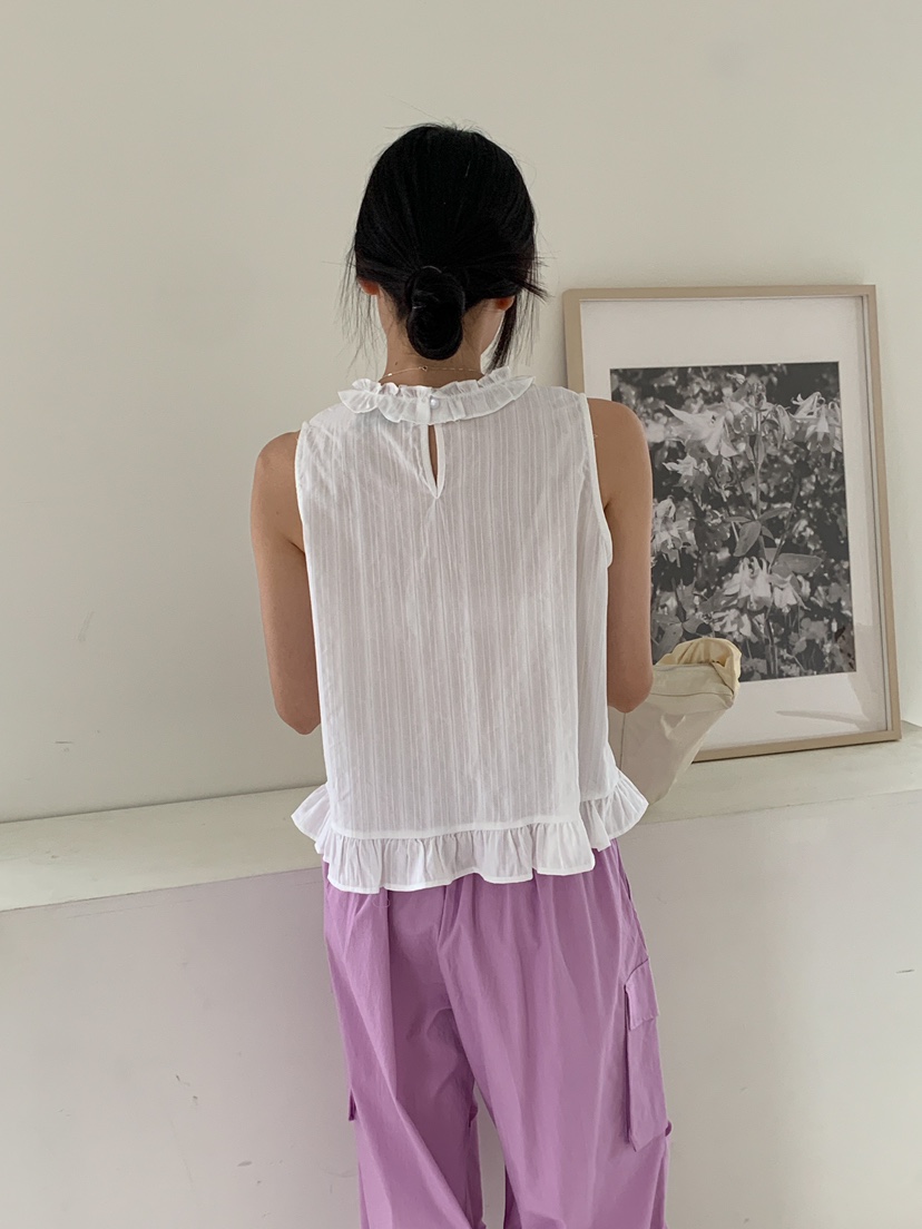 MILLIMETER韓國直郵㊣東大門實拍女裝新款25春夏休閑吊帶背心MILLIMETER吊帶/背心