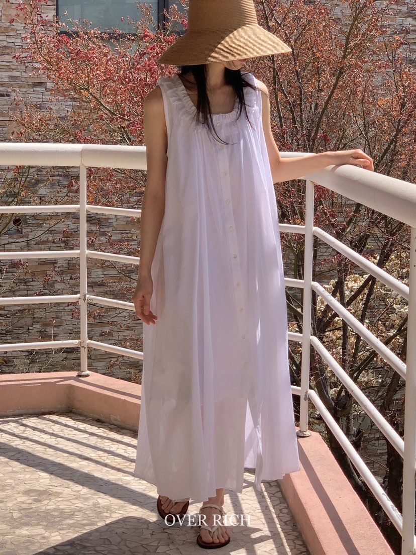 OVER RICH直郵韓國代購㊣女裝新品推薦休閑25春夏熱賣連衣裙OVER RICH連衣裙
