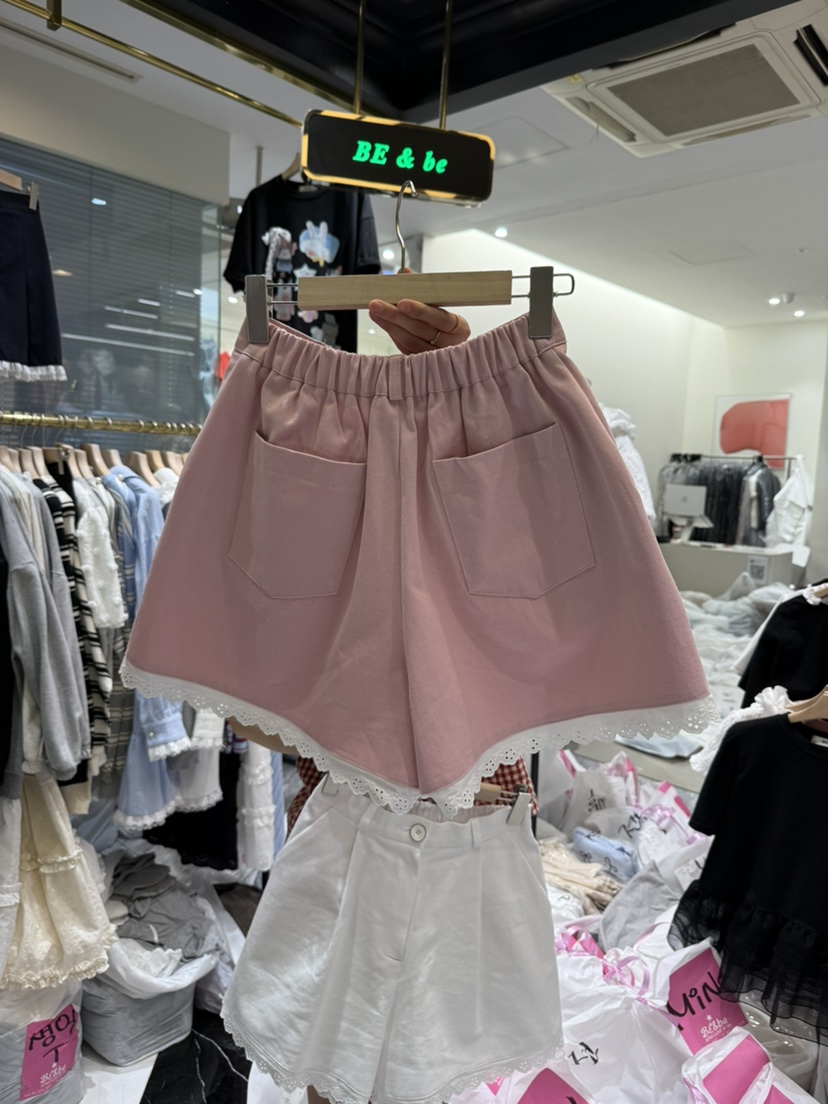BE&amp;BE韓國直郵㊣東大門實拍女裝新品25春夏時尚推薦短褲BE&be短褲