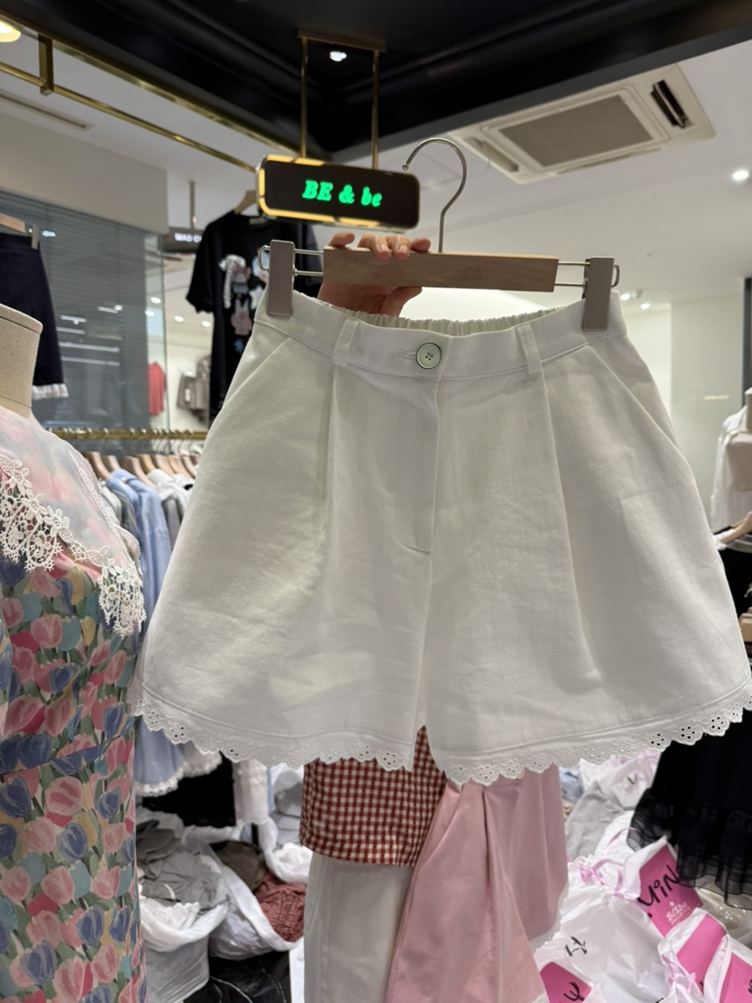 BE&amp;BE韓國直郵㊣東大門實拍女裝新品25春夏時尚推薦短褲BE&be短褲圖色2
