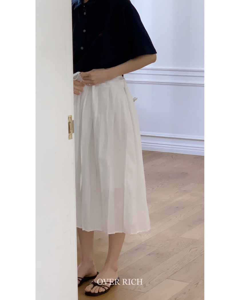 OVER RICH韓國直郵㊣女裝新款休閑熱賣時尚人氣推薦25春夏長裙OVER RICH長裙