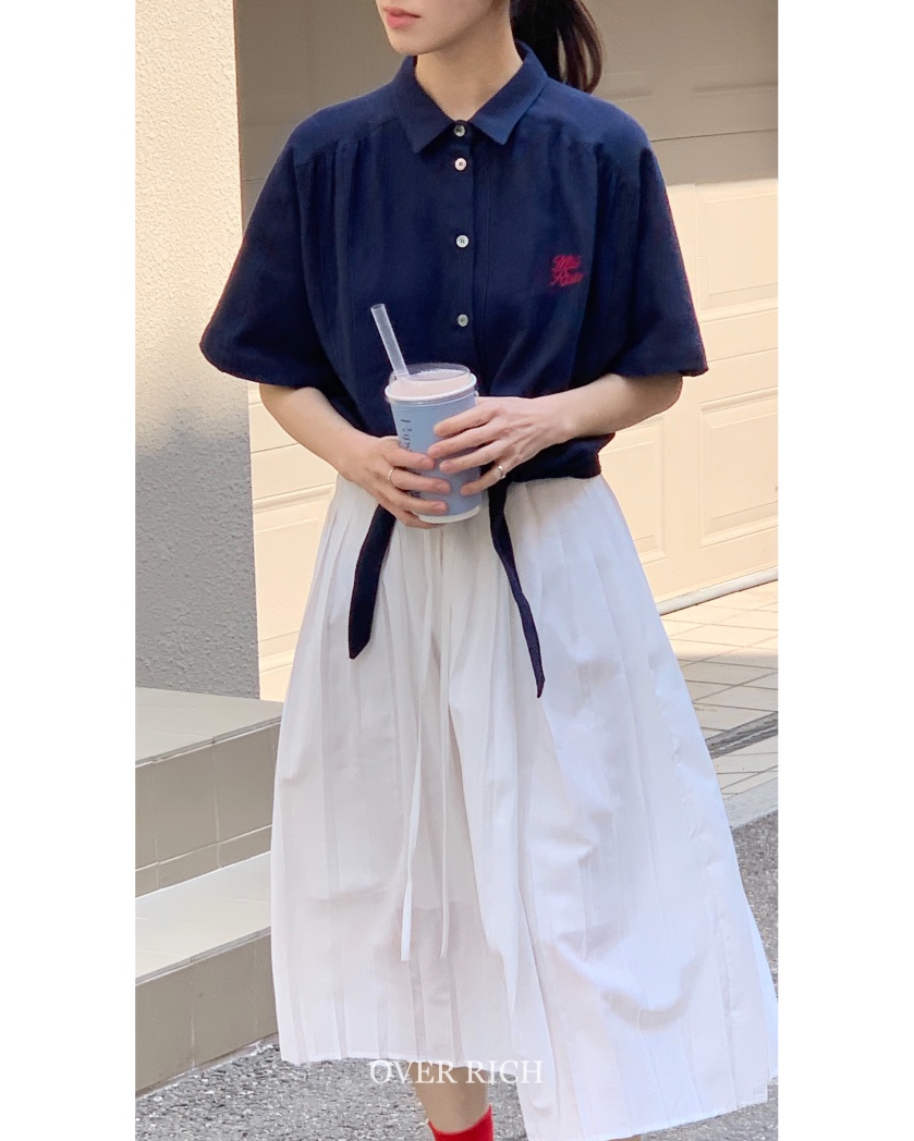 OVER RICH韓國直郵㊣女裝新款休閑熱賣時尚人氣推薦25春夏長裙OVER RICH長裙