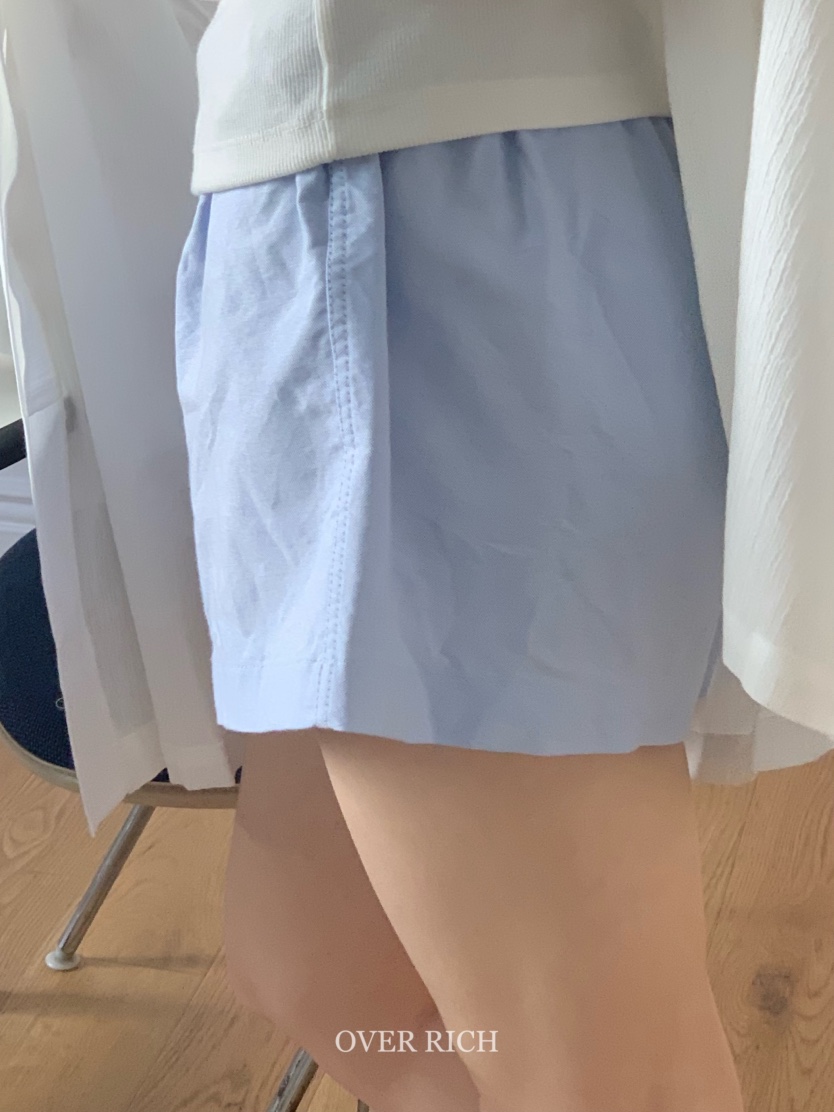 OVER RICH直郵韓國代購㊣女裝新品熱賣時尚推薦人氣25春夏短褲OVER RICH短褲