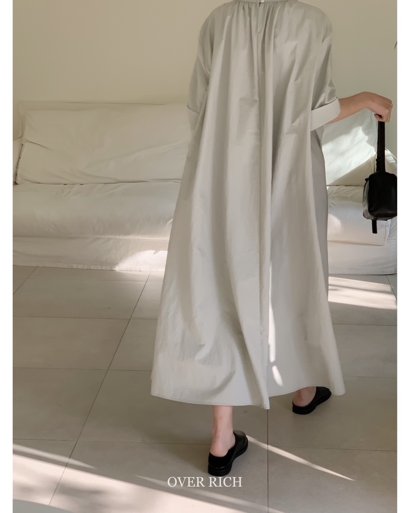 OVER RICH韓國直郵㊣女裝新款時尚休閑熱賣推薦連衣裙寬松OVER RICH連衣裙