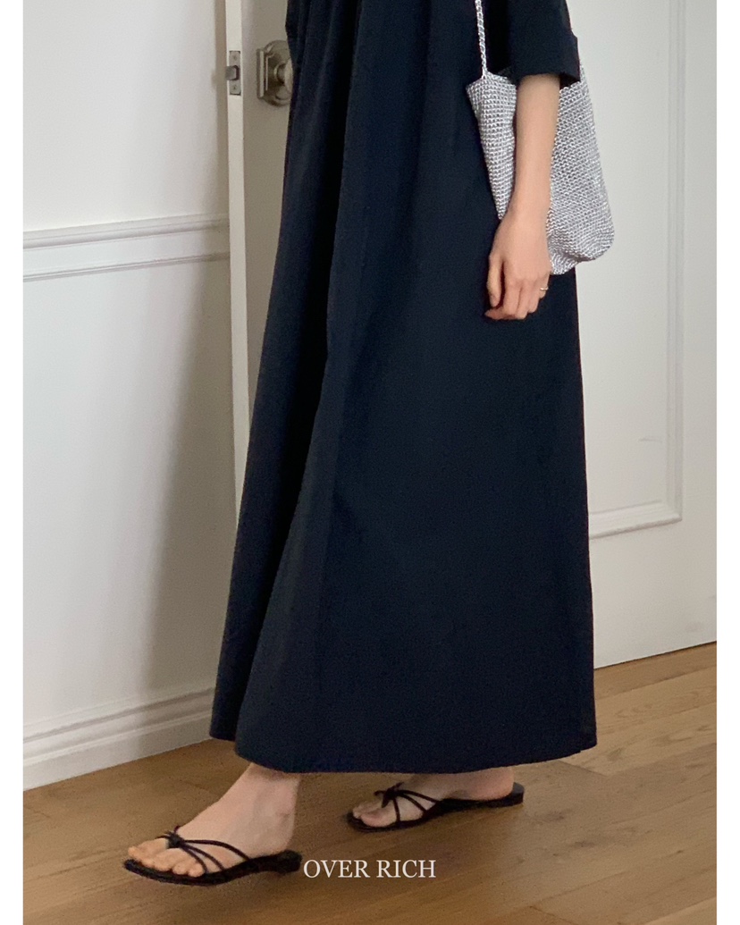 OVER RICH韓國直郵㊣女裝新款時尚休閑熱賣推薦連衣裙寬松OVER RICH連衣裙