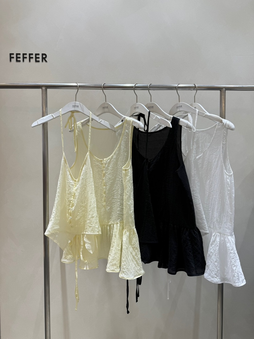 FEFFER韓國直郵㊣女裝新款熱賣休閑人氣25春夏推薦套裝套裝FEFFER套裝