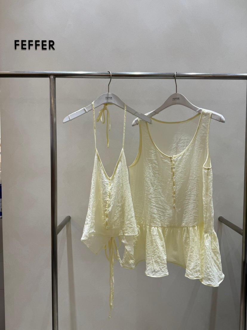 FEFFER韓國直郵㊣女裝新款熱賣休閑人氣25春夏推薦套裝套裝FEFFER套裝