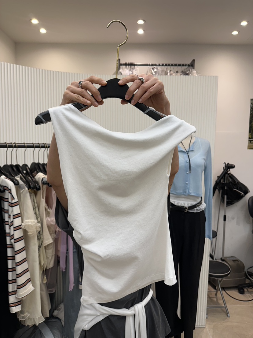 BETWEEN US韓國直郵㊣東大門實拍女裝新款熱賣休閑吊帶背心JICJO:SEOUL吊帶/背心