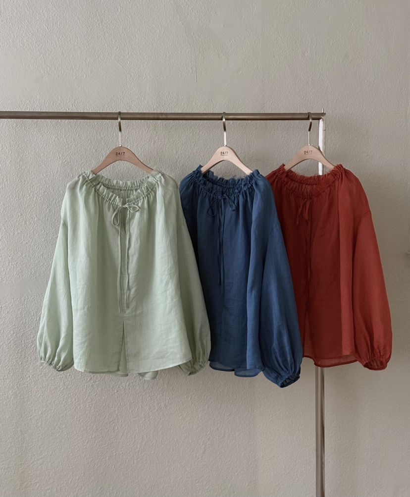 TWENTY FOUR SEVEN24-7韓國直郵㊣女裝新品熱賣襯衫蕾絲衫TEWNTY FOUR SEVEN24-7襯衫/蕾絲衫