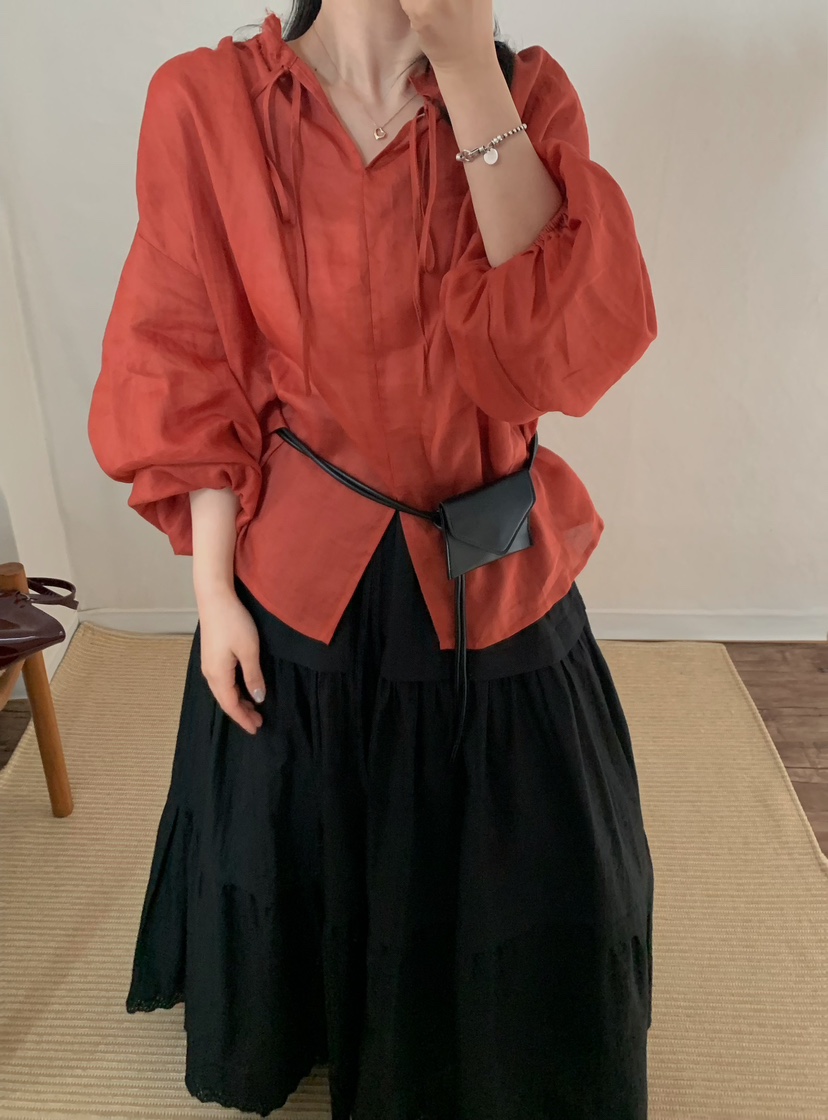 TWENTY FOUR SEVEN24-7韓國直郵㊣女裝新品熱賣襯衫蕾絲衫TEWNTY FOUR SEVEN24-7襯衫/蕾絲衫