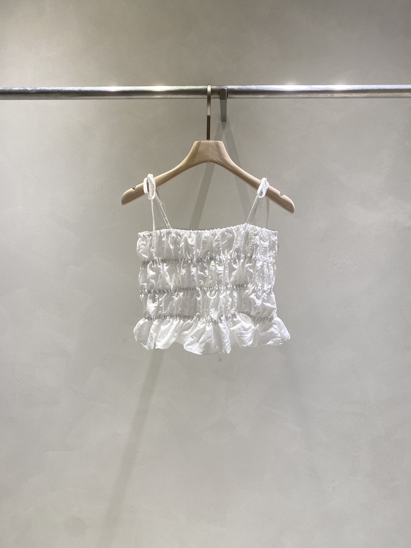 TOO HOT韓國直郵㊣東大門實拍女裝新品休閑吊帶背心蝴蝶結緊身TOO HOT吊帶/背心