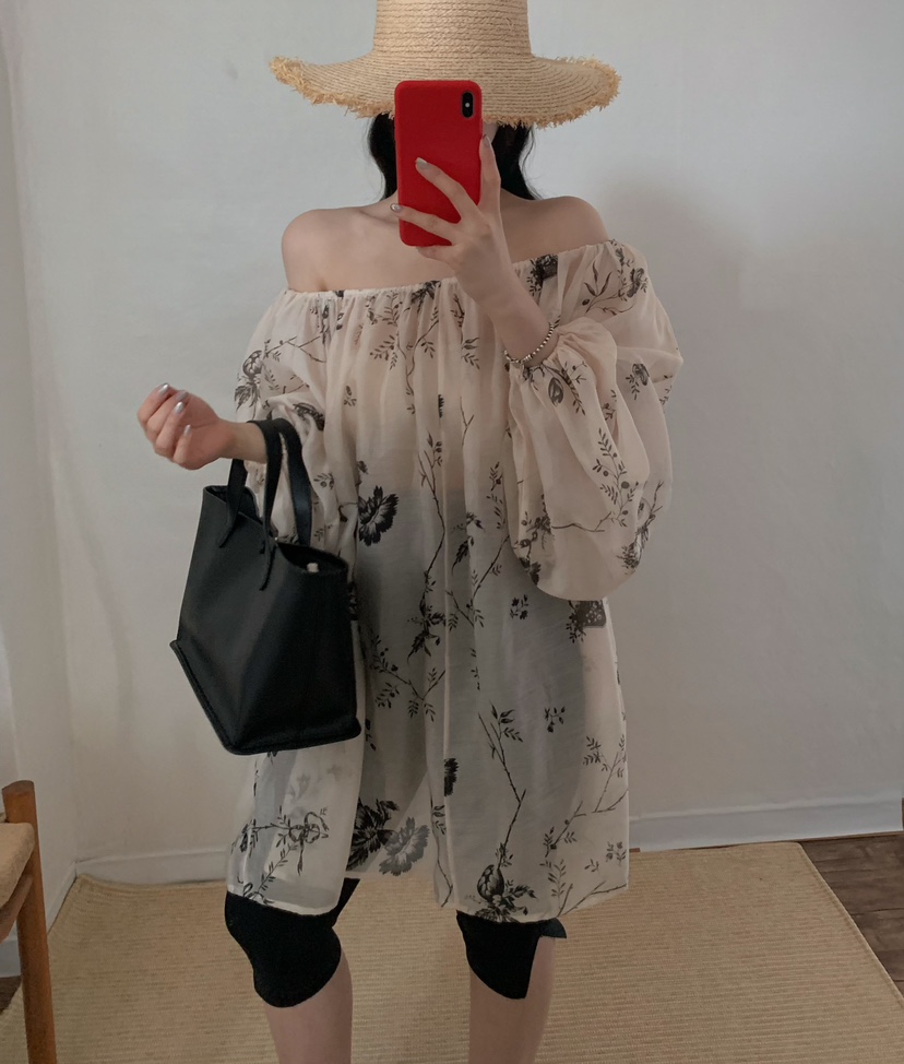 TWENTY FOUR SEVEN24-7直郵韓國代購㊣女裝新品推薦襯衫蕾絲衫TEWNTY FOUR SEVEN24-7襯衫/蕾絲衫