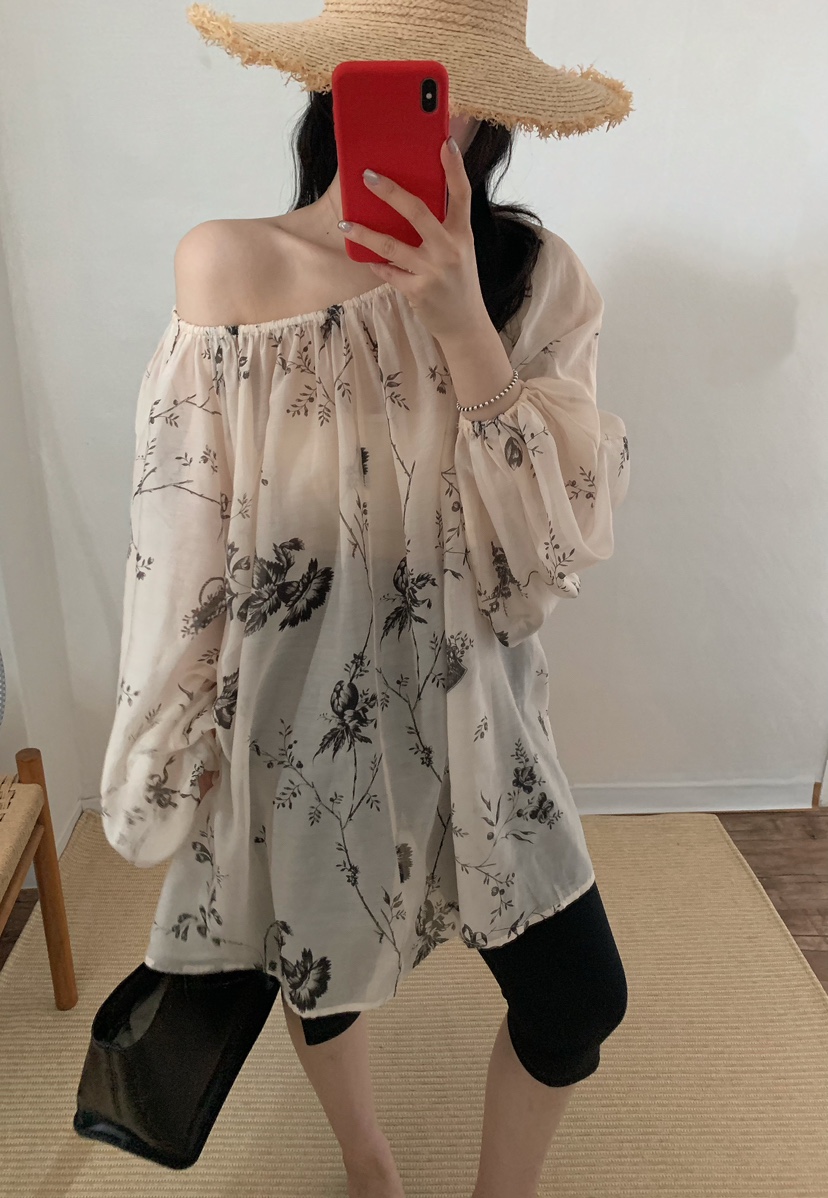 TWENTY FOUR SEVEN24-7直郵韓國代購㊣女裝新品推薦襯衫蕾絲衫TEWNTY FOUR SEVEN24-7襯衫/蕾絲衫