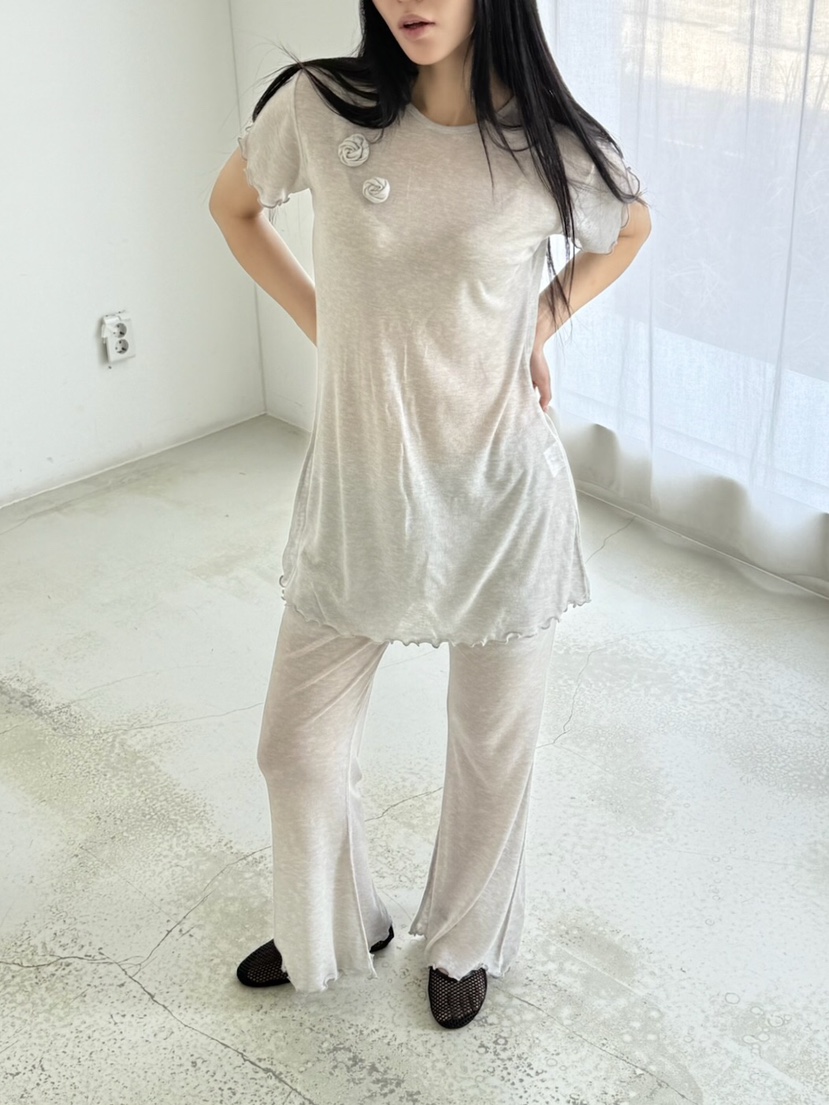 BETWEEN US直郵韓國代購㊣女裝新品熱賣時尚推薦25春夏休閑褲JICJO:SEOUL休閑褲