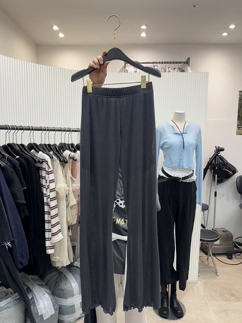 BETWEEN US直郵韓國代購㊣女裝新品熱賣時尚推薦25春夏休閑褲JICJO:SEOUL休閑褲圖色3