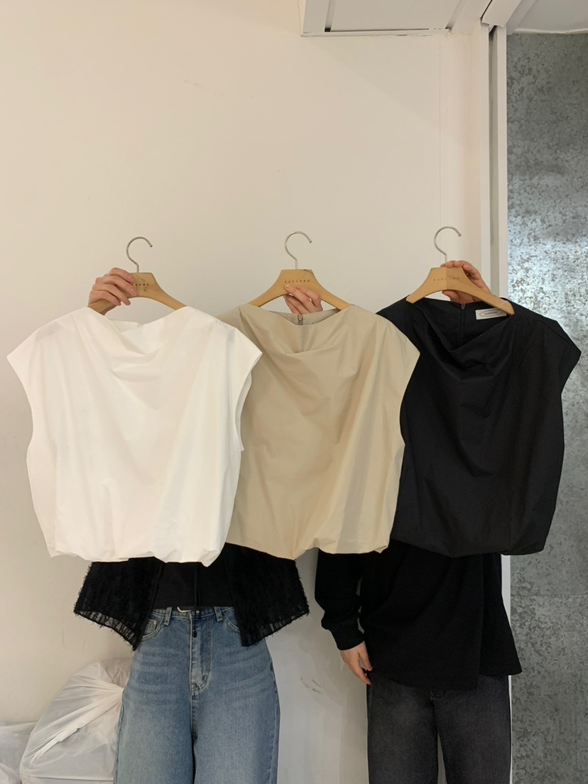 GAMDONG韓國㊣直郵東大門代購女裝新品休閑25春夏襯衫蕾絲衫GAMDONG襯衫/蕾絲衫