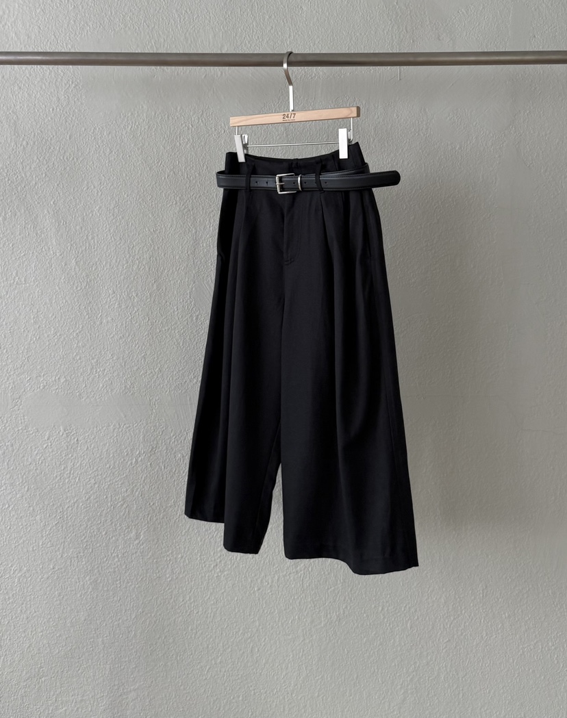 TWENTY FOUR SEVEN24-7直郵韓國代購㊣女裝新品時尚休閑褲含腰帶TEWNTY FOUR SEVEN24-7休閑褲圖色3