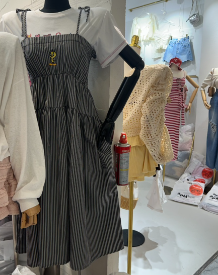 DE LINE韓國直郵㊣東大門實拍女裝新款25春夏連衣裙不含內搭DE LINE連衣裙圖色2