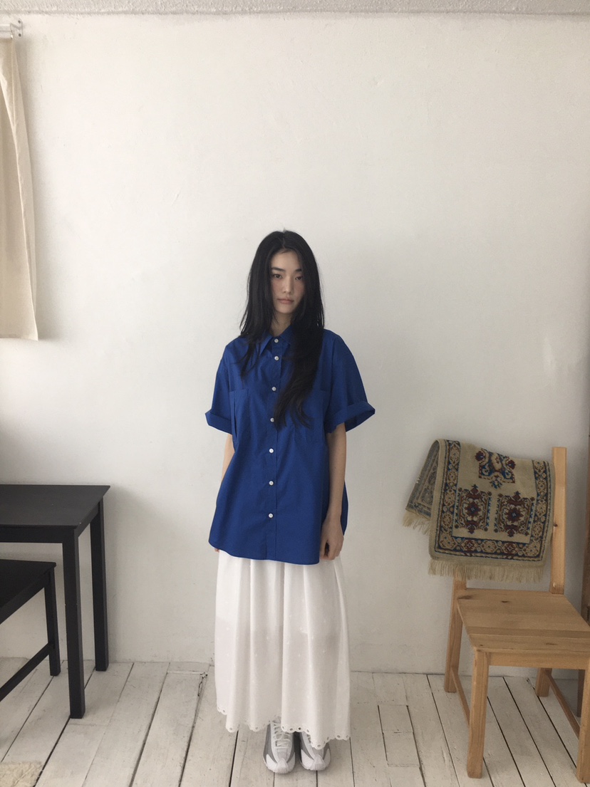 ORDINARYA韓國直郵㊣女裝新款休閑人氣時尚推薦襯衫蕾絲衫口袋ORDINARYA襯衫/蕾絲衫