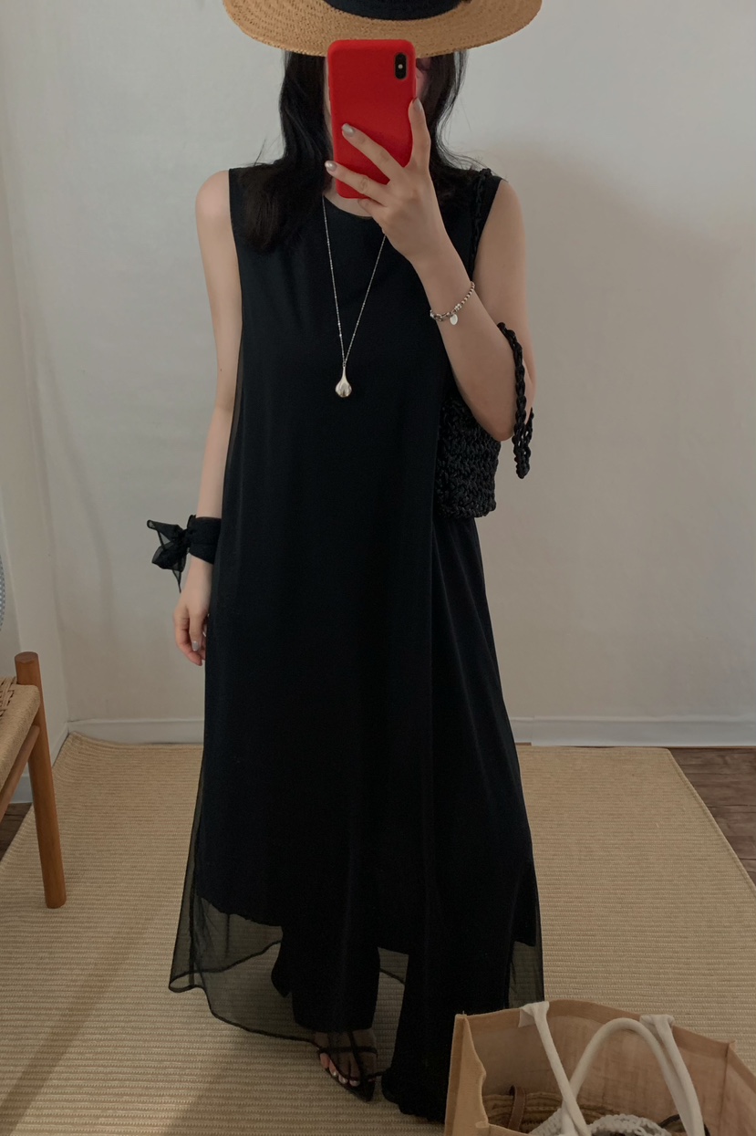 TWENTY FOUR SEVEN24-7直郵韓國代購㊣女裝新品人氣連衣裙含圍巾TEWNTY FOUR SEVEN24-7連衣裙