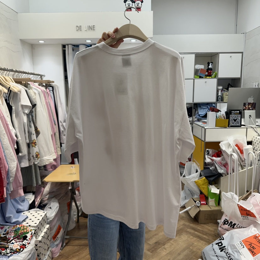 DE LINE直郵韓國代購㊣女裝新品推薦休閑人氣時尚25春夏T恤DE LINET恤