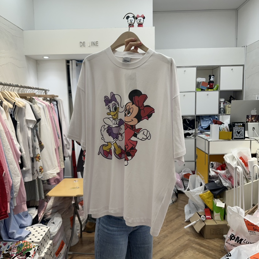 DE LINE直郵韓國代購㊣女裝新品推薦休閑人氣時尚25春夏T恤DE LINET恤