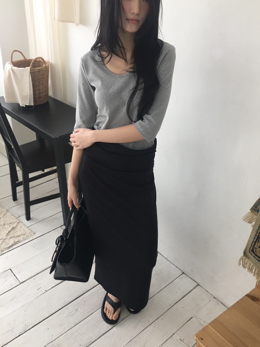 ORDINARYA直郵韓國代購㊣女裝新款熱賣25春夏休閑時尚推薦長裙ORDINARYA長裙