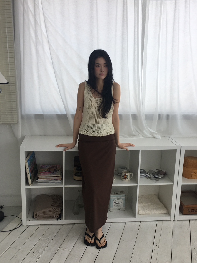 ORDINARYA直郵韓國代購㊣女裝新款熱賣25春夏休閑時尚推薦長裙ORDINARYA長裙