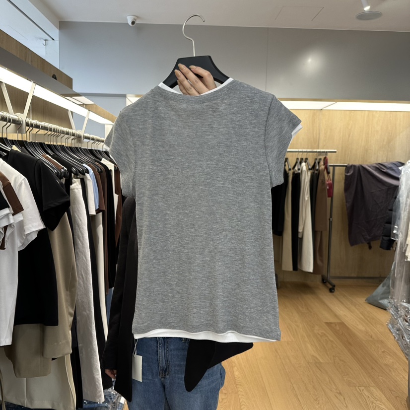 LEFANCY韓國直郵㊣女裝新品熱賣25春夏休閑時尚人氣推薦T恤LEFANCYT恤